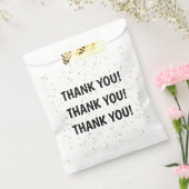 Sachets En Papier Parties scintillant d'or noir pour enfant (Scellé)