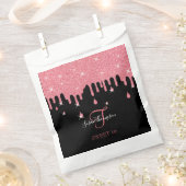 Sachets En Papier Parties scintillant rose goutte étincelles Girly S (Coupé)