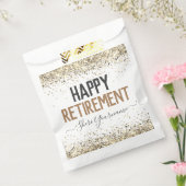 Sachets En Papier Parties scintillant Script Bonne retraite Favorise (Scellé)