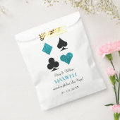 Sachets En Papier Parties scintillant turquoise Las Vegas Mariage Fa (Scellé)