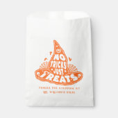 Sachets En Papier Pas De Trucs Il Suffit De Traiter L'Orange Hallowe (Devant)