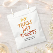 Sachets En Papier Pas de trucs juste traiter mignon plaisir fête Hal (Coupé)