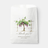Sachets En Papier Paso Robles Vignoble Vignoble Mariage Faveurs Cade (Devant)