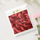Sachets En Papier Passion Rouge Romantique Faux Satin Mariage (Scellé)