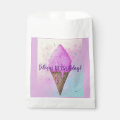 Sachets En Papier Pastel Crème glacée Cone goutte (Devant)