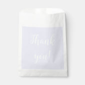 Sachets En Papier Pastel Periwinkle Purple Merci Notes (Devant)