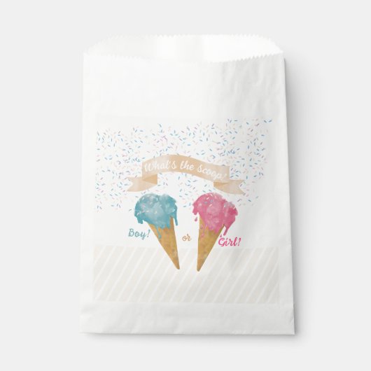 Sachets En Papier Pastel Retro Glace Cream Genre Revevela Party (Devant)