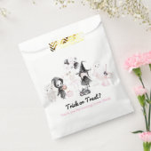 Sachets En Papier Pastel rose fille halloween anniversaire (Scellé)