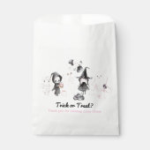 Sachets En Papier Pastel rose fille halloween anniversaire (Devant)