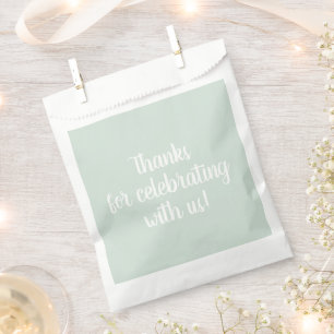 Sachets En Papier Pastel Sage Green