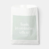 Sachets En Papier Pastel Sage Green (Devant)