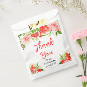Sachets En Papier Pastèque Grenade Anniversaire Merci (Scellé)