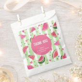 Sachets En Papier Pastèque Rose mignonne, Fille Anniversaire d'été (Coupé)