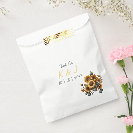 Sachets En Papier Patch de tournesol (Scellé)