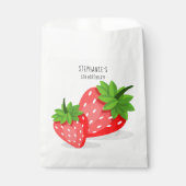 Sachets En Papier Patch fraise (Devant)