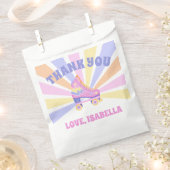 Sachets En Papier Patinage à roulettes rose (Coupé)