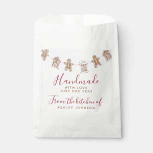 Sachets En Papier Pâtisseries de typographie moderne pain d'épice