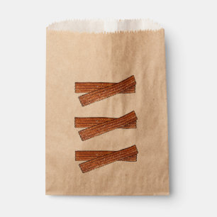 Sachets En Papier Pâtisseries Frites Sucrées Churro Churros Nourritu