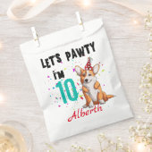 Sachets En Papier Pawty Boy ou Girl Birthday Party Custom (Coupé)