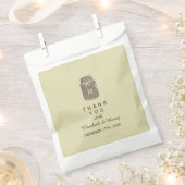 Sachets En Papier Pays Burlap Mason Jar Mariage (Coupé)