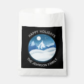 Sachets En Papier Peaceful Frosted Landscape Custom (Devant)