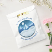 Sachets En Papier Peaceful Frosted Landscape Custom (Scellé)