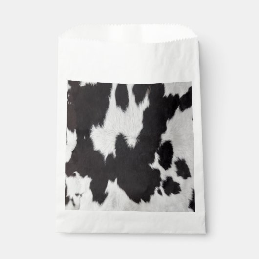 Sachets En Papier peau de vache noir (Devant)