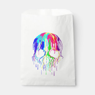Sachets En Papier peinture goutte à goutte arc-en-ciel Dégustation d