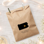 Sachets En Papier Pennsylvanie Mariage Favor Treat Sacks, Cadeaux (Coupé)