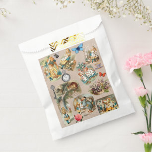 Sachets En Papier Pépinière Alice Colorée Classique des années 1800