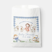 Sachets En Papier Pépinière rime Baby shower Favoriser sac (Devant)