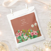 Sachets En Papier Périwinkle Burnt Orange Terracotta Mariage (Coupé)