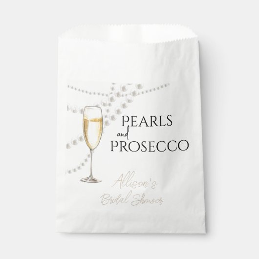 Sachets En Papier Perles et Prosecco (Devant)