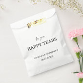 Sachets En Papier Personalised Happy Tears Wedding Confetti Favours (Scellé)