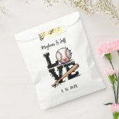 Sachets En Papier Personalized Baseball Themed Wedding Favor (Scellé)