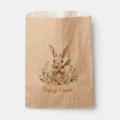 Sachets En Papier Personalized Easter Bunny  Happy easter (Devant)