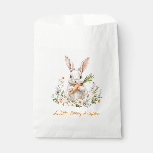 Sachets En Papier Personalized Easter Bunny  Happy easter (Devant)