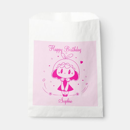 Sachets En Papier Personalized Happy Birthday  (Devant)