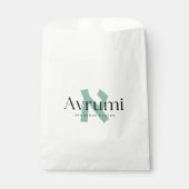 Sachets En Papier Personalized Upsherin Bags - Big Aleph Beis Letter (Devant)