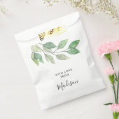 Sachets En Papier Personalized Watercolor Greenery (Scellé)