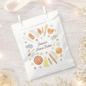 Sachets En Papier Personalized Watercolor Pastry Baking Bakery (Coupé)