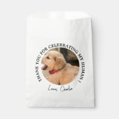 Sachets En Papier Personnalisé Chien Mariage Favoriser Chien d'honne (Devant)