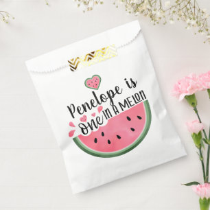 Sachets En Papier Personnalisé Dans Un Melon Anniversaire