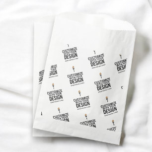 Sachets En Papier Personnalisé Entreprise Marque Minimaliste Sur Mes