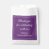 Sachets En Papier Personnalisé violet (Devant)