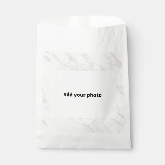 Sachets En Papier personnaliser ajouter votre sac de faveur de compa (Devant)