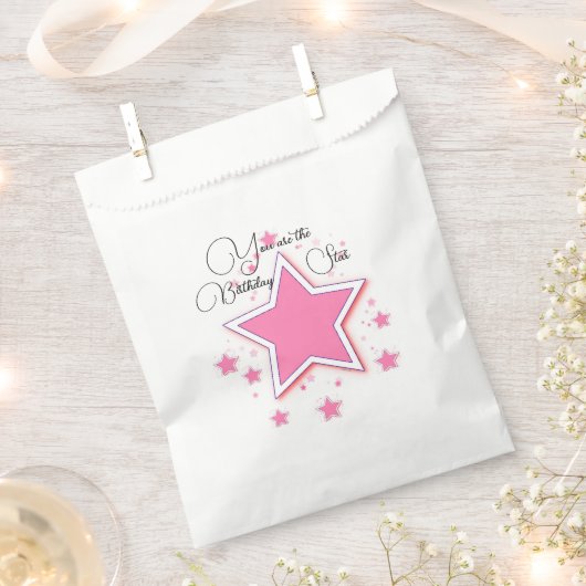 Sachets En Papier Personnaliser Avec Un Papier STAR De Nom (Coupé)