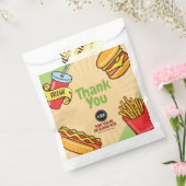 Sachets En Papier Personnaliser le logo de l'entreprise | Thème Hamb (Scellé)