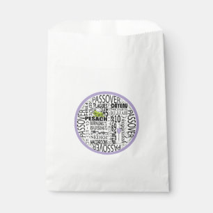 Sachets En Papier Pessah "Dayenu et plus..." Sac Goodie Favor
