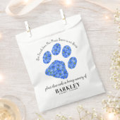 Sachets En Papier Pet Memorial Seed Packet Empreinte de patte Oublie (Coupé)